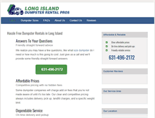 Tablet Screenshot of dumpsterrentallongisland.org